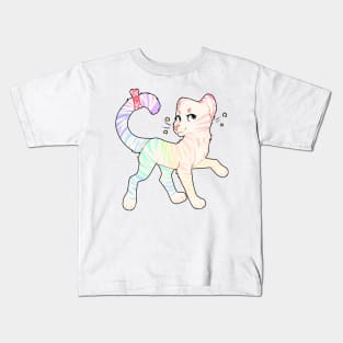 Rain the Pastel Tiger Kids T-Shirt